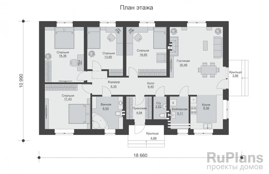 Проект 140 м2 дома